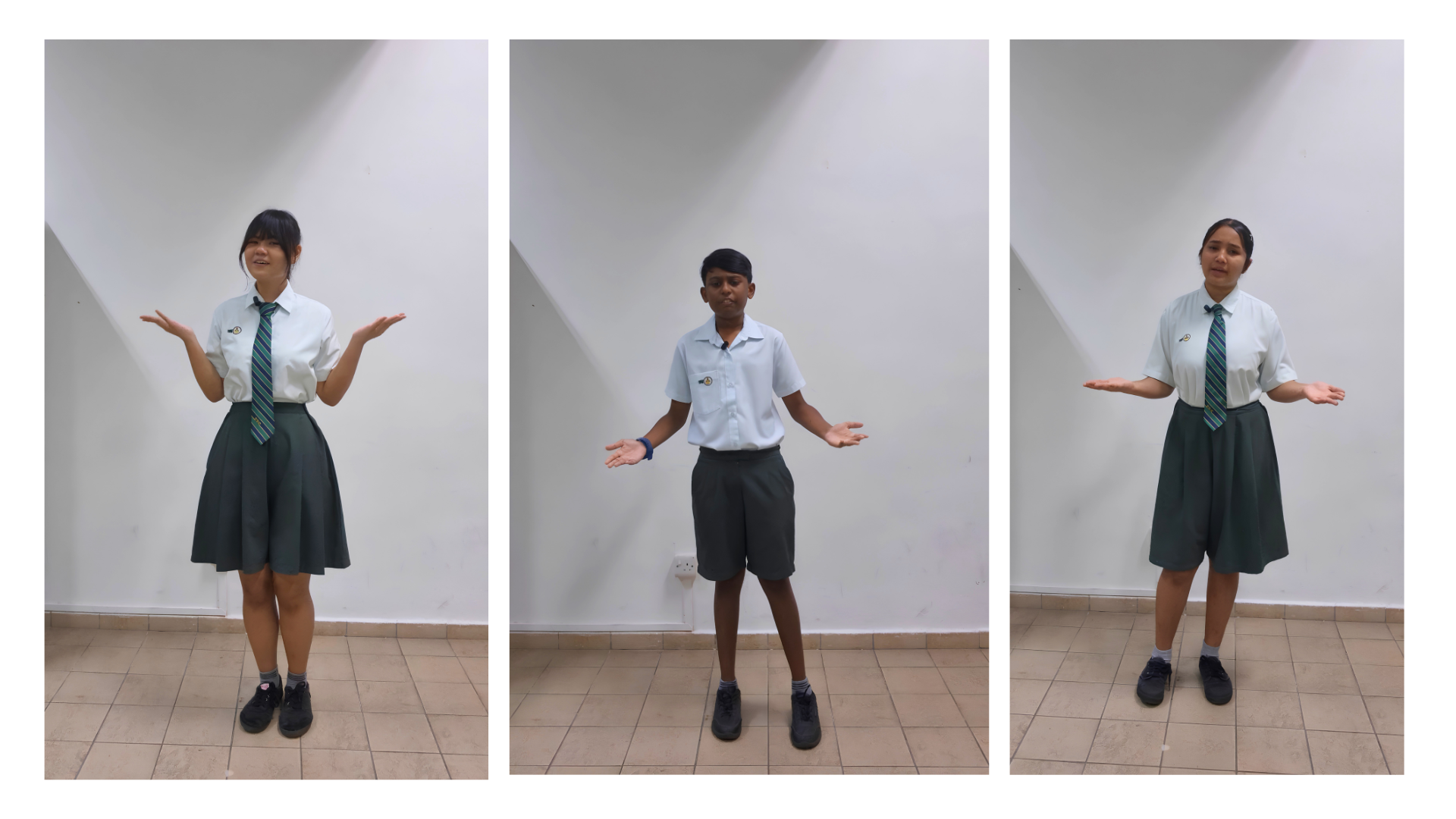 Students presenting their speeches